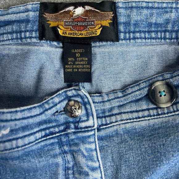 Vintage Harley-Davidson Women’s Light Wash Jeans Size 10‎ Made in Hong Kong - Picture 6 of 6